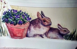 Megan's Room ~ Bunnies by Lynn Spencer-Nelson