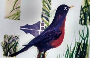 Megan's Room ~ Fill in the Fence Mural by Lynn Spencer-Nelson